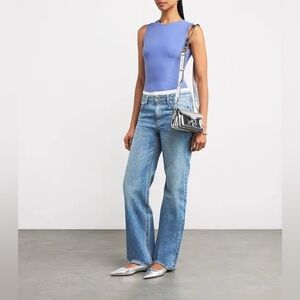 SKIMS Sleeveless Tank Top in Periwinkle Blue